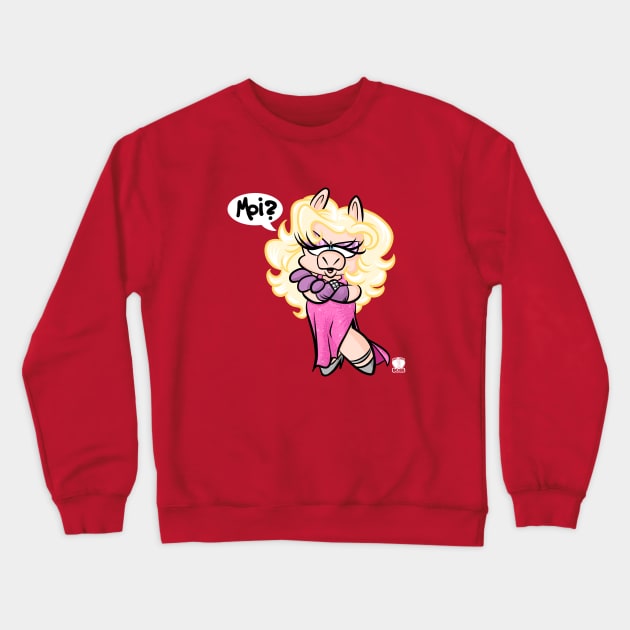 MissPiggyCutie Crewneck Sweatshirt by BeefcakeBoss